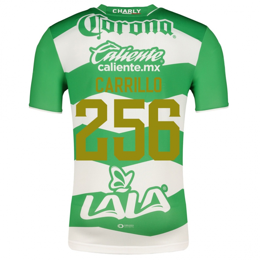 Kinderen Stéphano Carrillo #256 Groente Thuisshirt Thuistenue 2023/24 T-Shirt