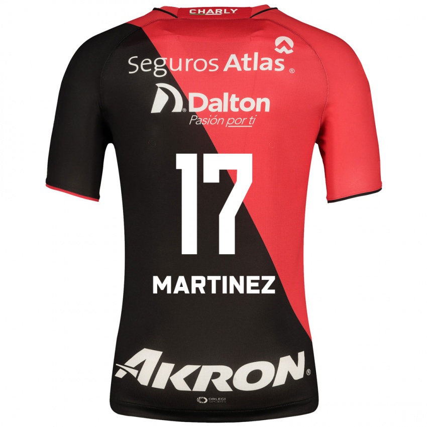 Kinderen Jaziel Martínez #17 Zwart Thuisshirt Thuistenue 2023/24 T-Shirt