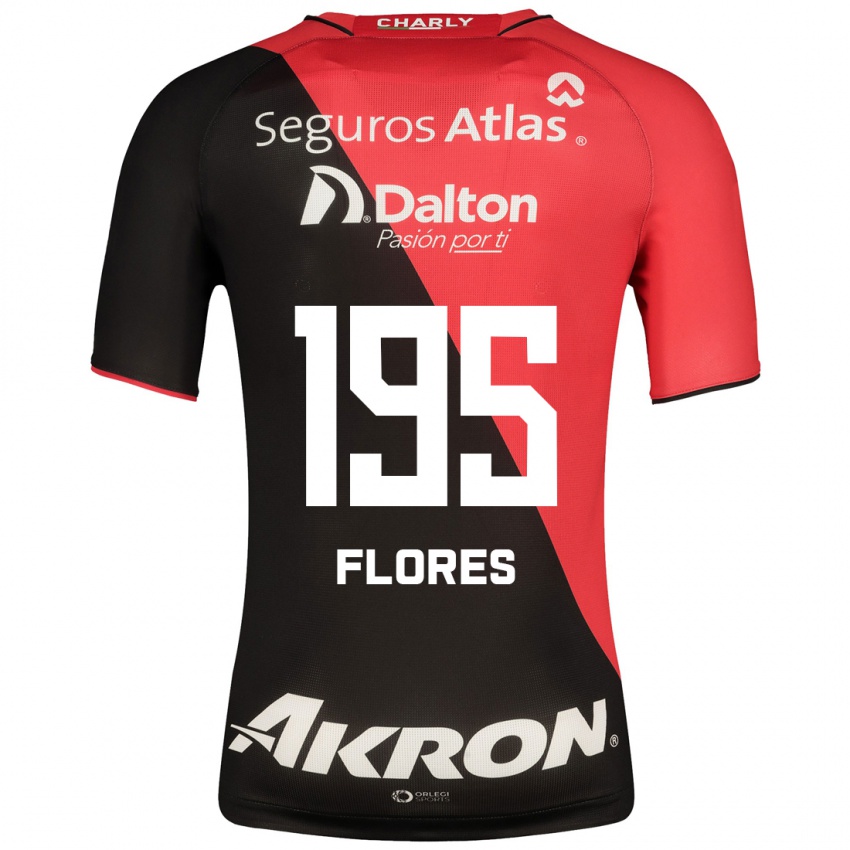 Kinderen Luis Flores #195 Zwart Thuisshirt Thuistenue 2023/24 T-Shirt