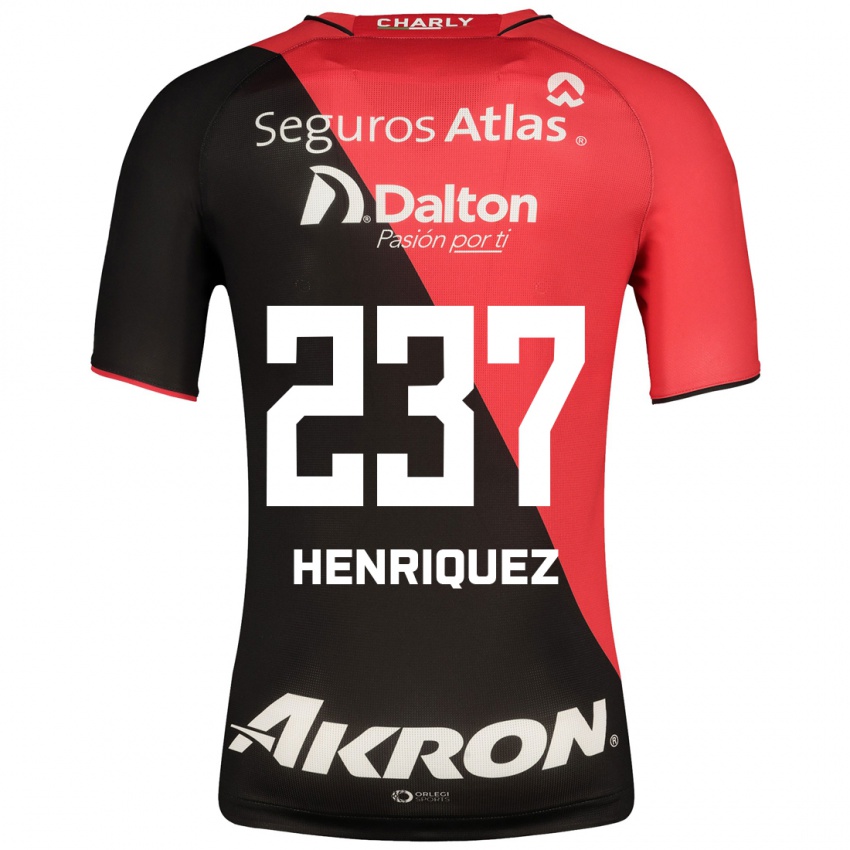 Kinderen Carlos Henríquez #237 Zwart Thuisshirt Thuistenue 2023/24 T-Shirt