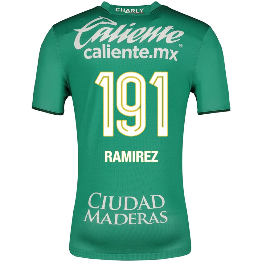 Kinderen Ian Ramírez #191 Groente Thuisshirt Thuistenue 2023/24 T-Shirt