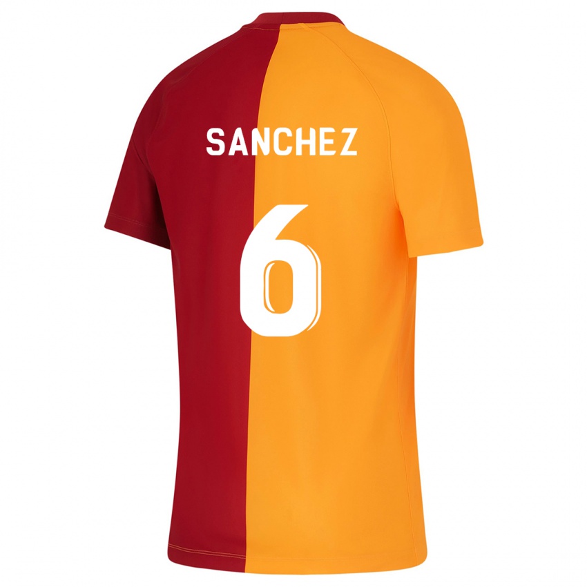 Kinderen Davinson Sanchez #6 Oranje Thuisshirt Thuistenue 2023/24 T-Shirt