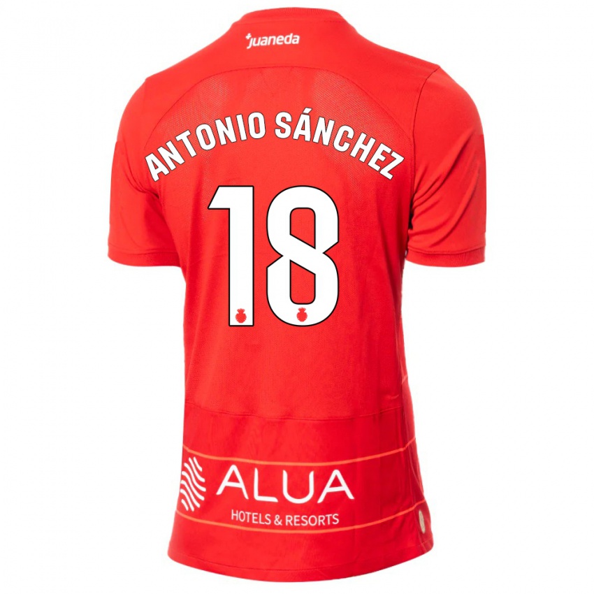 Kinderen Antonio Sánchez #18 Rood Thuisshirt Thuistenue 2023/24 T-Shirt