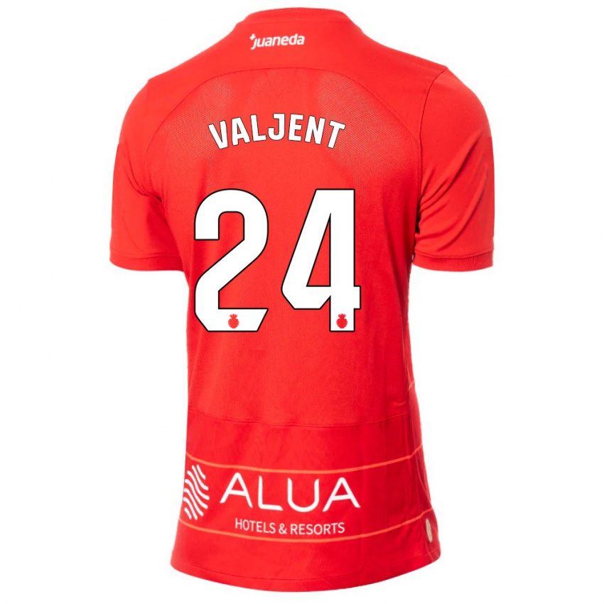 Kinderen Martin Valjent #24 Rood Thuisshirt Thuistenue 2023/24 T-Shirt