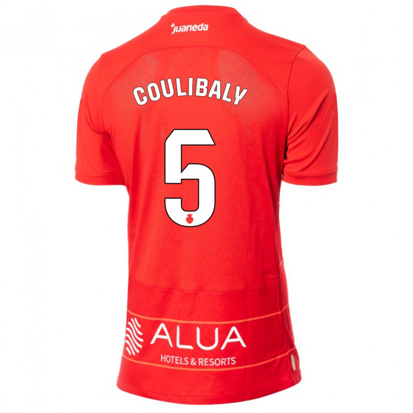 Kinderen Habib Anas Coulibaly #5 Rood Thuisshirt Thuistenue 2023/24 T-Shirt