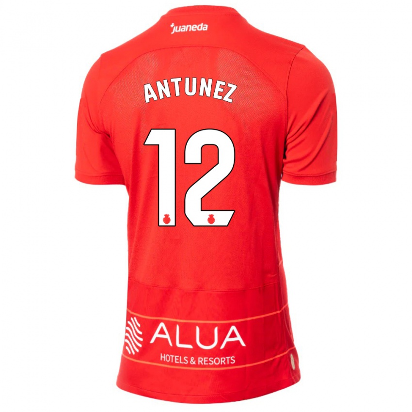 Kinderen Yahir Antúnez #12 Rood Thuisshirt Thuistenue 2023/24 T-Shirt