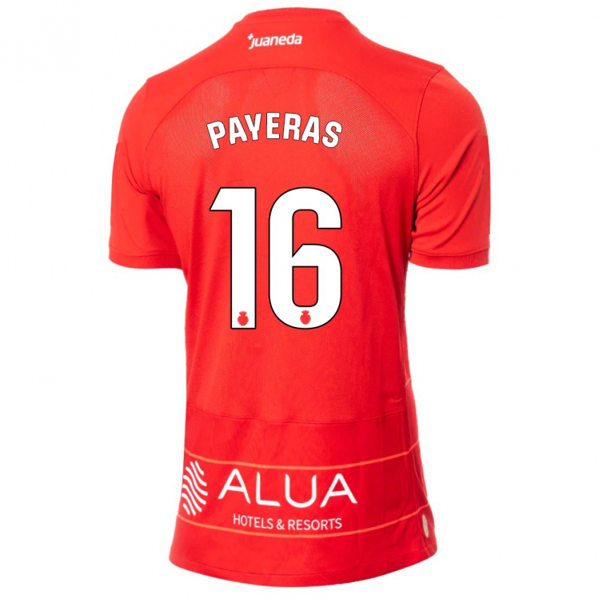 Kinderen Martí Payeras #16 Rood Thuisshirt Thuistenue 2023/24 T-Shirt