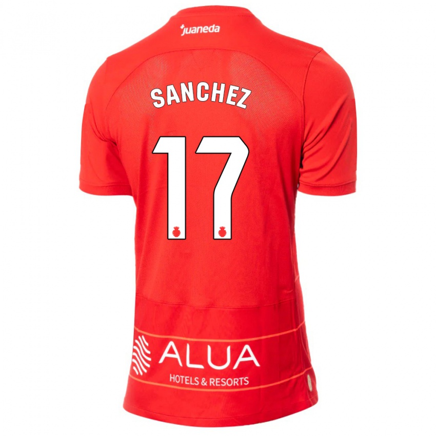 Kinderen Avelino Sánchez #17 Rood Thuisshirt Thuistenue 2023/24 T-Shirt