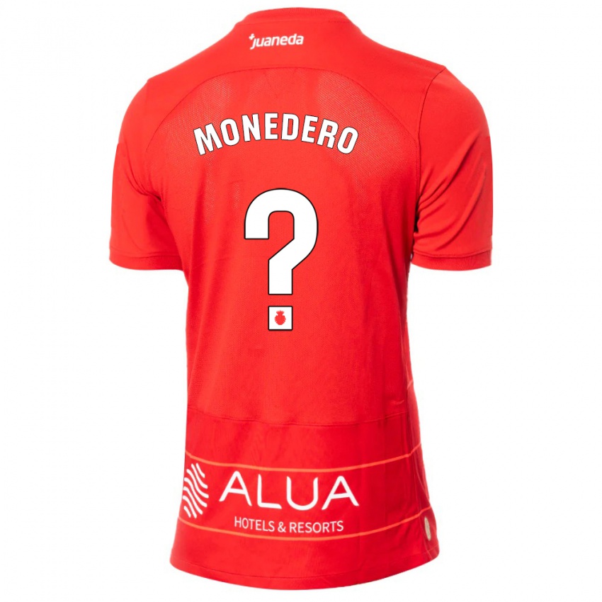 Kinderen Marc Monedero #0 Rood Thuisshirt Thuistenue 2023/24 T-Shirt