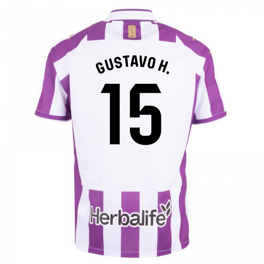 Kinderen Gustavo Henrique #15 Paars Thuisshirt Thuistenue 2023/24 T-Shirt