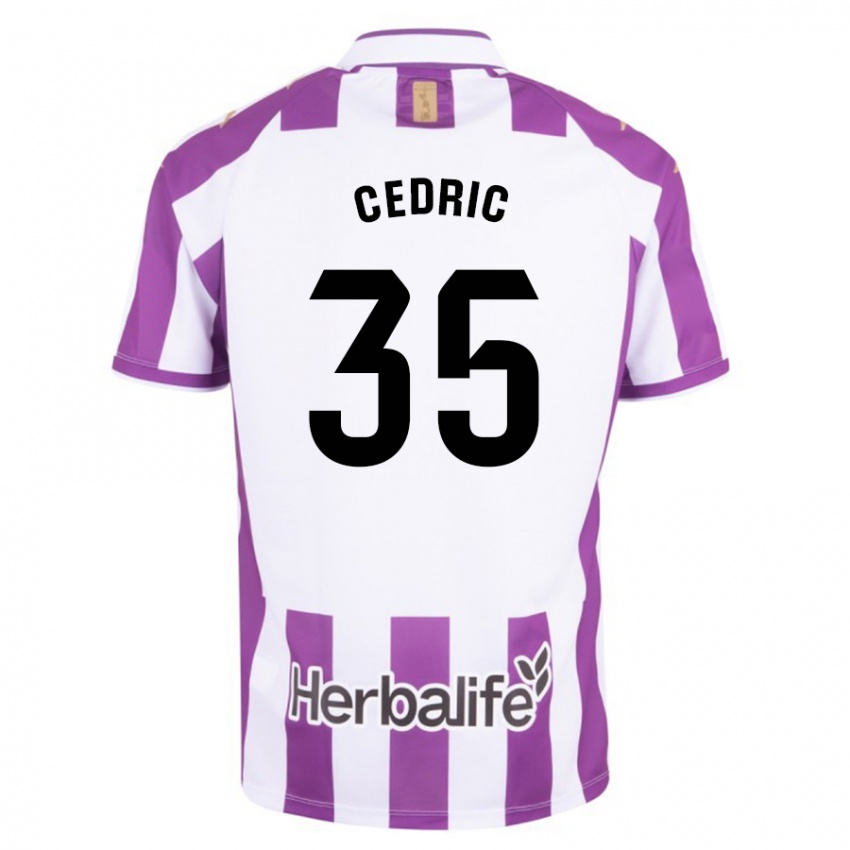 Kinderen Iván Cédric #35 Paars Thuisshirt Thuistenue 2023/24 T-Shirt