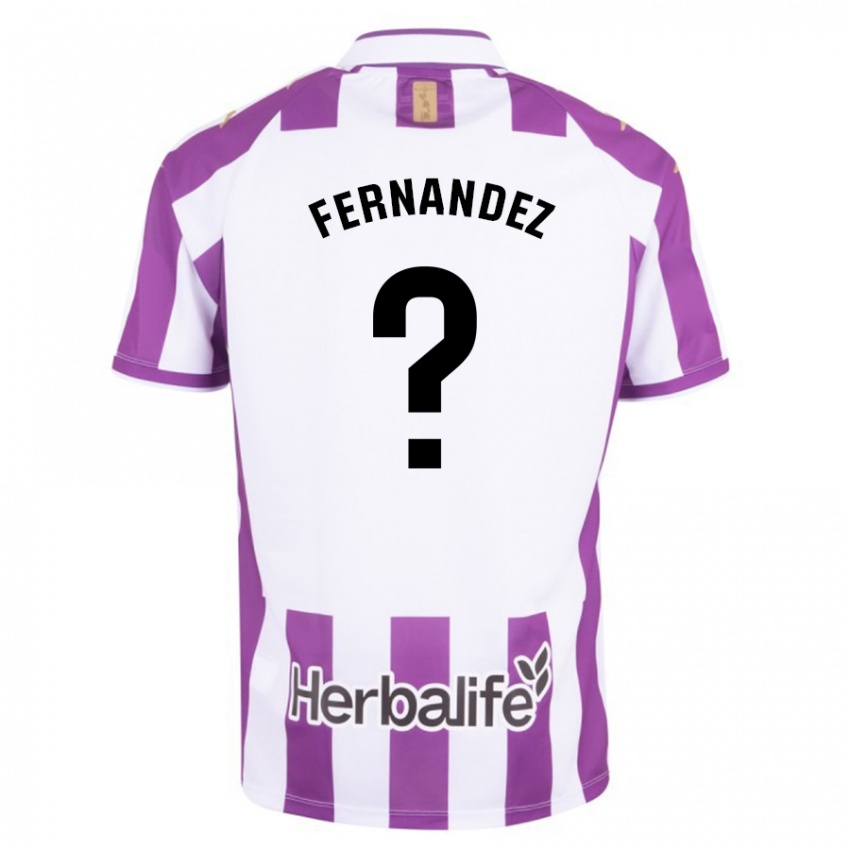 Kinderen Samu Fernández #0 Paars Thuisshirt Thuistenue 2023/24 T-Shirt