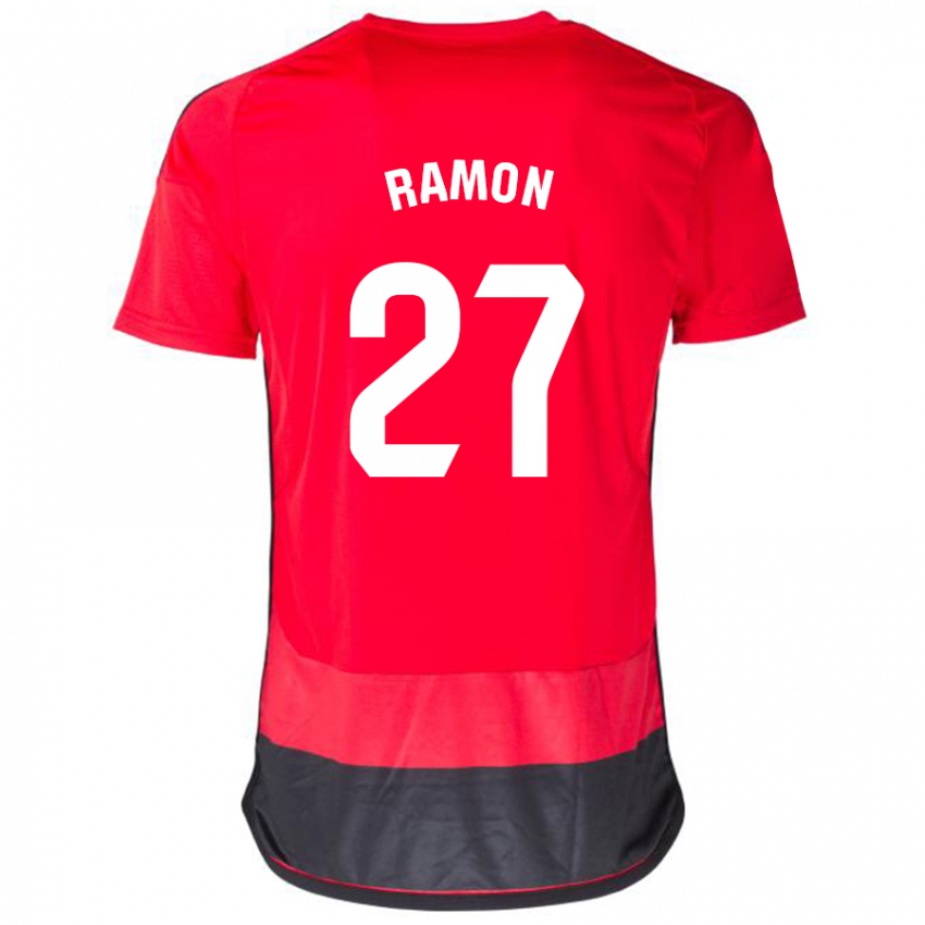 Kinderen Pablo Ramón #27 Rood Zwart Thuisshirt Thuistenue 2023/24 T-Shirt