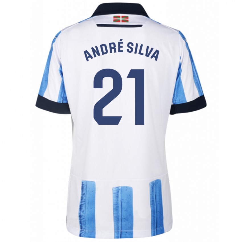 Kinderen Andre Silva #21 Blauw Wit Thuisshirt Thuistenue 2023/24 T-Shirt