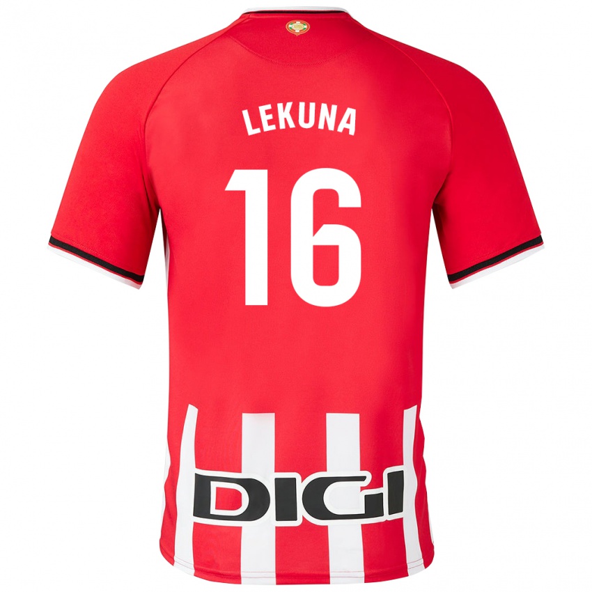 Kinderen Adrián Lekuna #16 Rood Thuisshirt Thuistenue 2023/24 T-Shirt