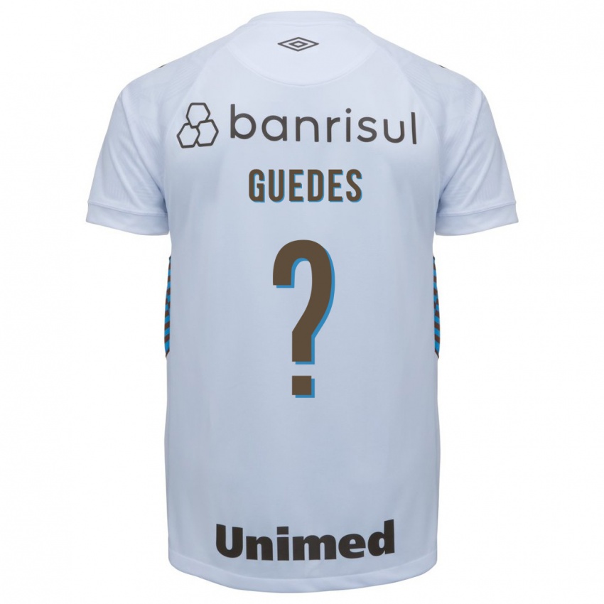 Kinderen Guilherme Guedes #0 Wit Uitshirt Uittenue 2023/24 T-Shirt