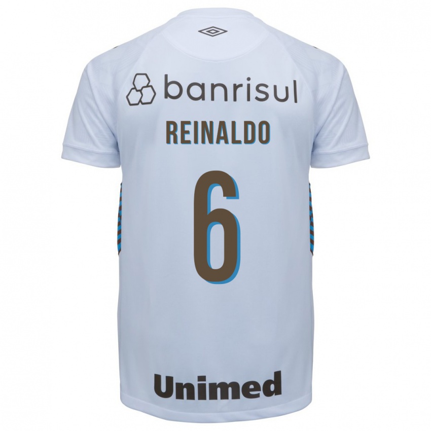 Kinderen Reinaldo #6 Wit Uitshirt Uittenue 2023/24 T-Shirt