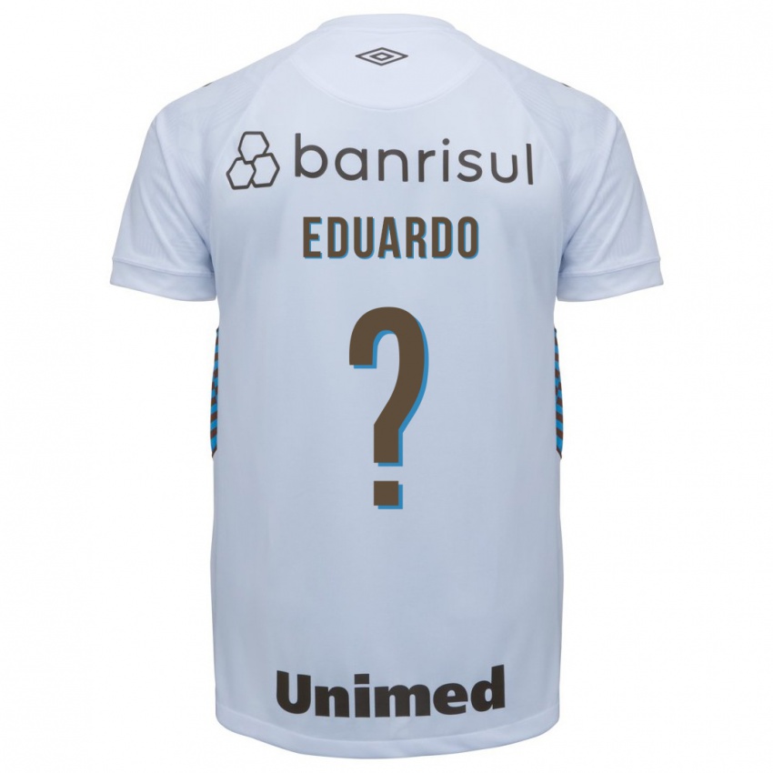 Kinderen Eduardo #0 Wit Uitshirt Uittenue 2023/24 T-Shirt