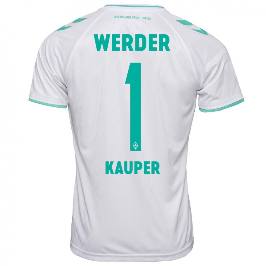 Kinderen Ben Käuper #1 Wit Uitshirt Uittenue 2023/24 T-Shirt