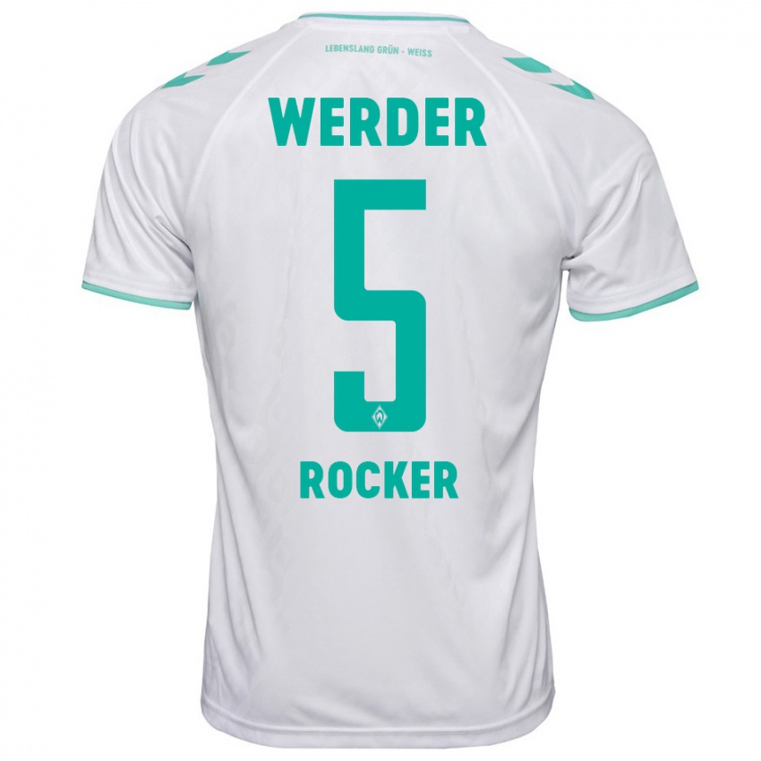 Kinderen Cimo Röcker #5 Wit Uitshirt Uittenue 2023/24 T-Shirt