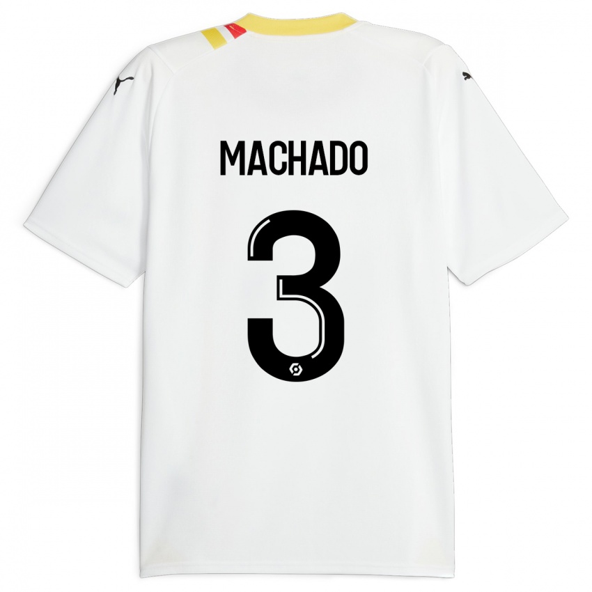 Kinderen Deiver Machado #3 Zwart Uitshirt Uittenue 2023/24 T-Shirt