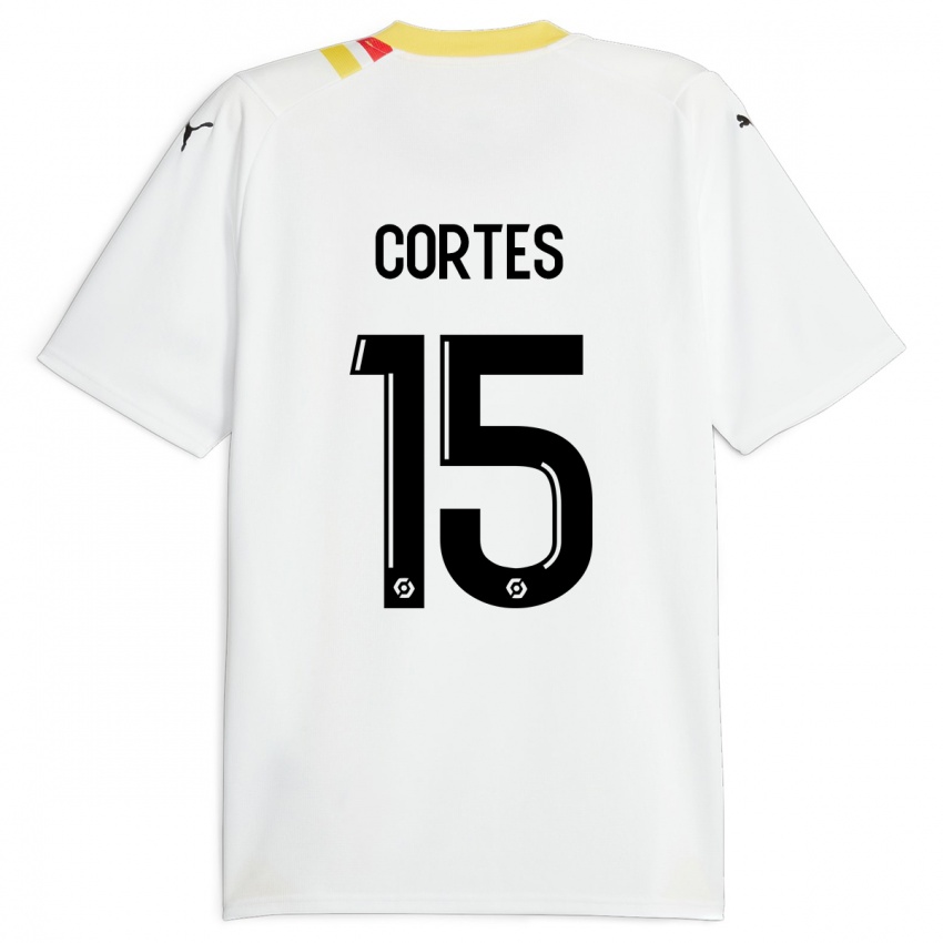 Kinderen Óscar Cortés #15 Zwart Uitshirt Uittenue 2023/24 T-Shirt