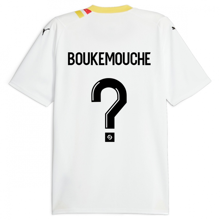 Kinderen Amine Boukemouche #0 Zwart Uitshirt Uittenue 2023/24 T-Shirt