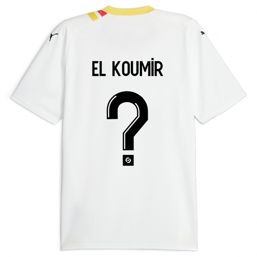 Kinderen Kaïna El Koumir #0 Zwart Uitshirt Uittenue 2023/24 T-Shirt