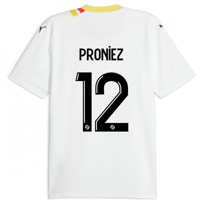 Kinderen Fany Proniez #12 Zwart Uitshirt Uittenue 2023/24 T-Shirt