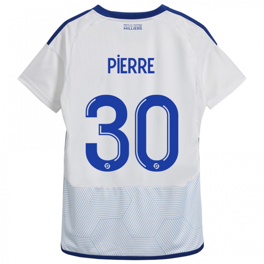 Kinderen Alexandre Pierre #30 Wit Uitshirt Uittenue 2023/24 T-Shirt