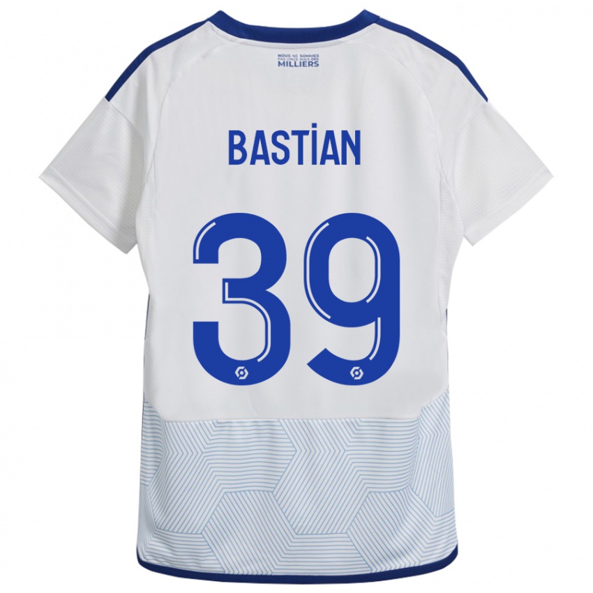 Kinderen Maxime Bastian #39 Wit Uitshirt Uittenue 2023/24 T-Shirt