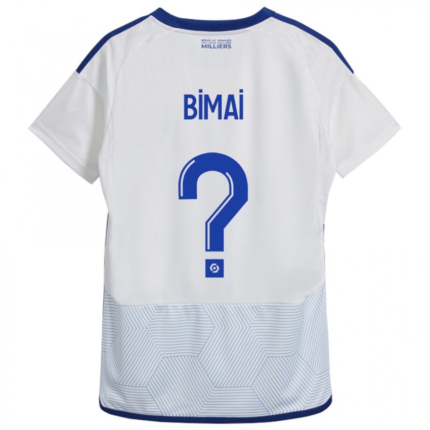 Kinderen Longin Bimai #0 Wit Uitshirt Uittenue 2023/24 T-Shirt