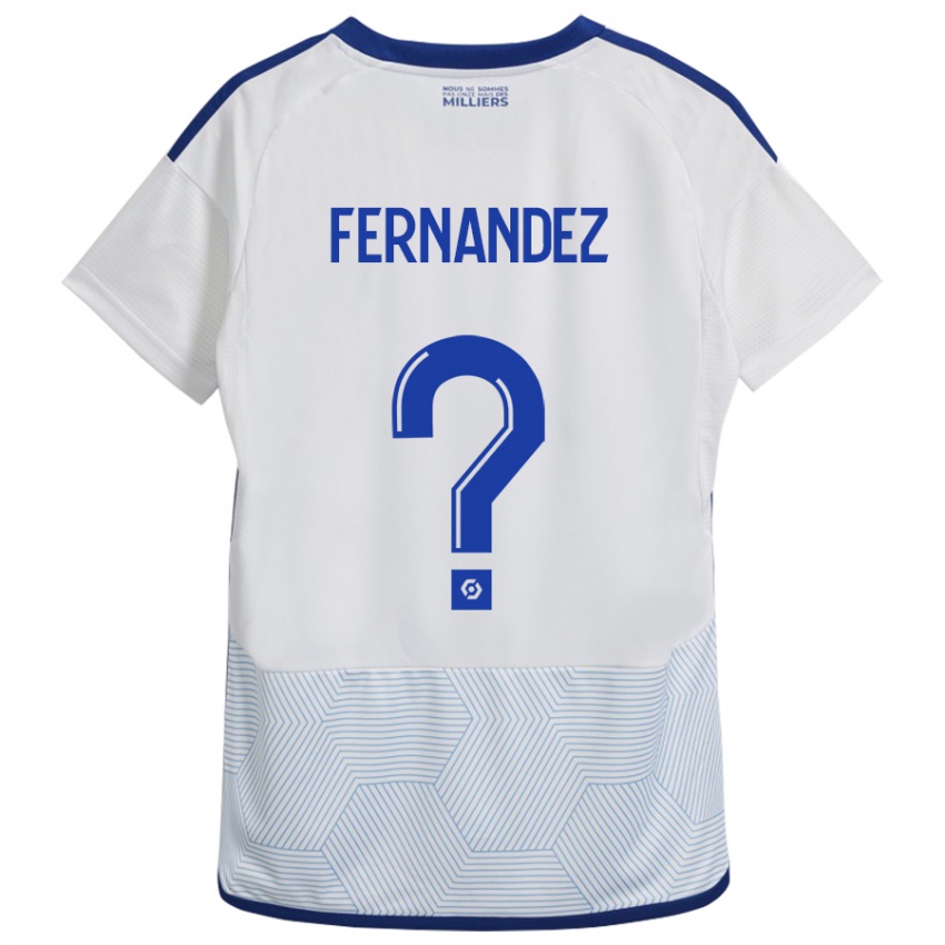 Kinderen Elies Araar Fernandez #0 Wit Uitshirt Uittenue 2023/24 T-Shirt