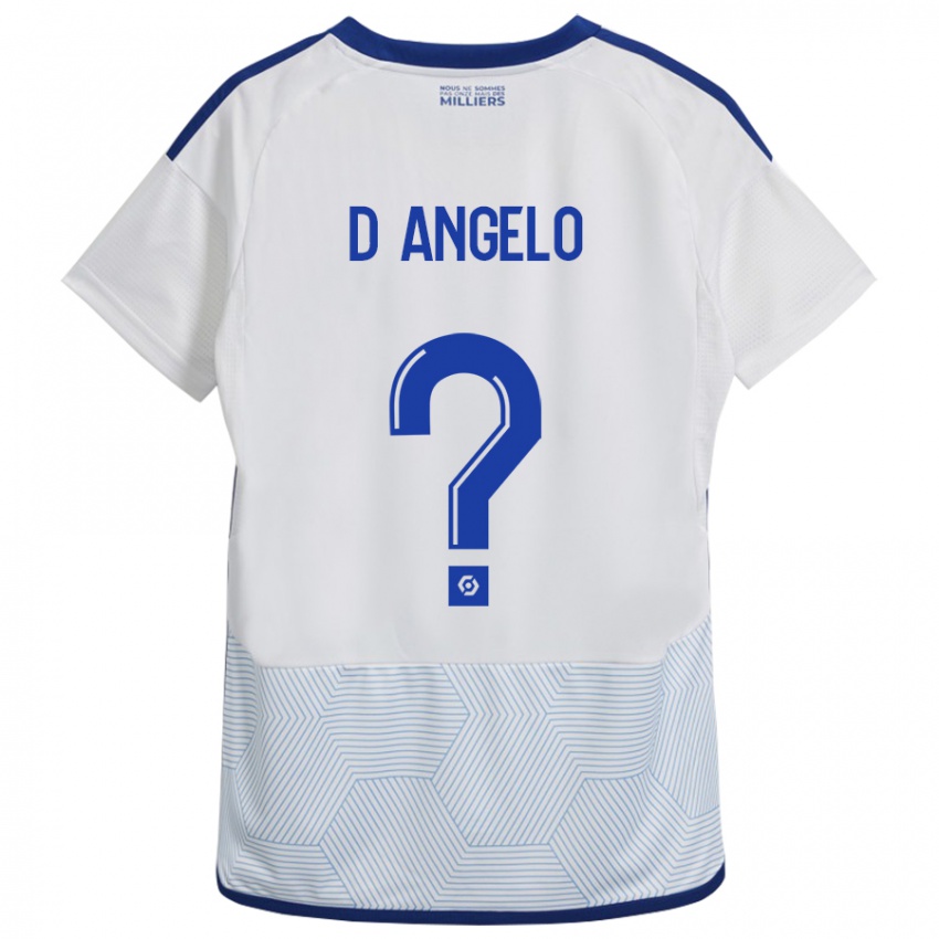 Kinderen Gianni D'angelo #0 Wit Uitshirt Uittenue 2023/24 T-Shirt