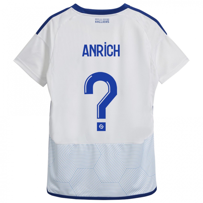 Kinderen Melchior Anrich #0 Wit Uitshirt Uittenue 2023/24 T-Shirt