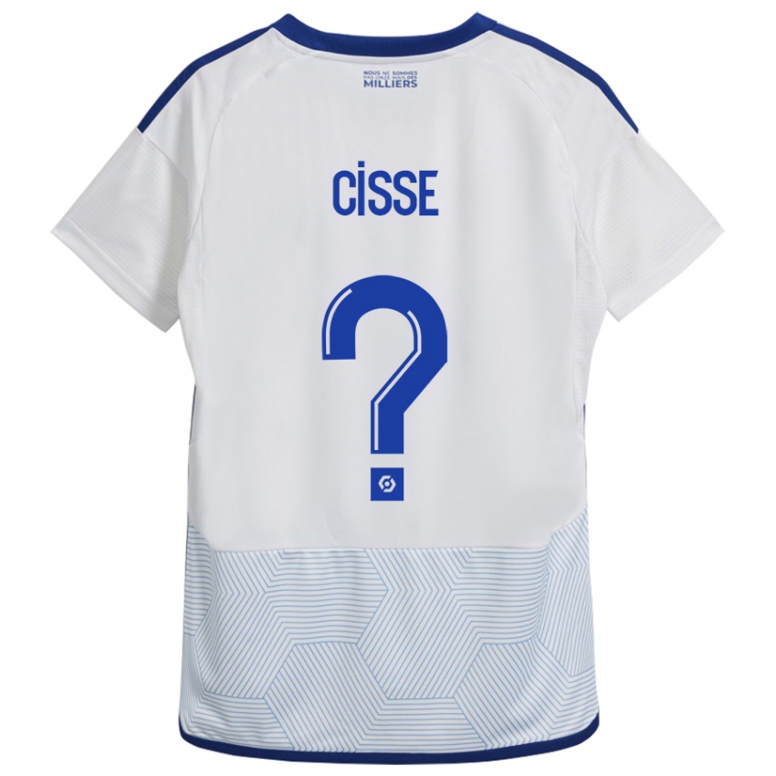 Kinderen Louis Cisse #0 Wit Uitshirt Uittenue 2023/24 T-Shirt