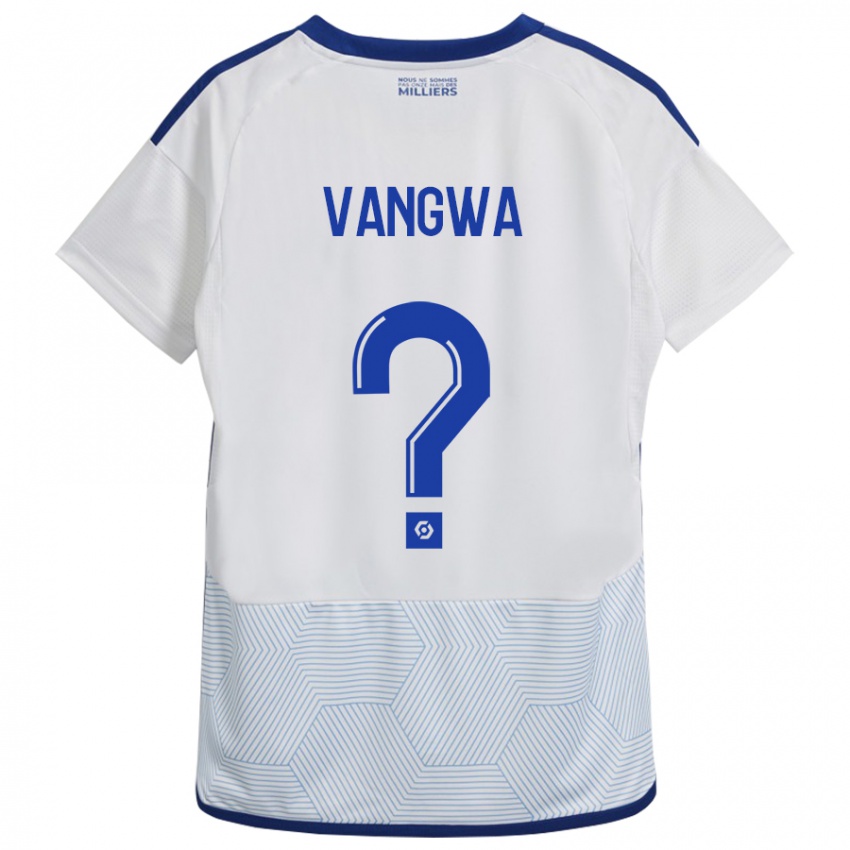 Kinderen Jilva Vangwa #0 Wit Uitshirt Uittenue 2023/24 T-Shirt