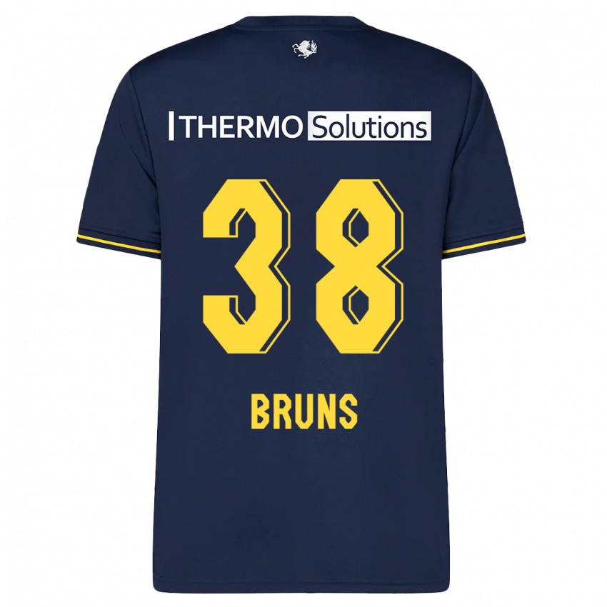 Kinderen Max Bruns #38 Marine Uitshirt Uittenue 2023/24 T-Shirt