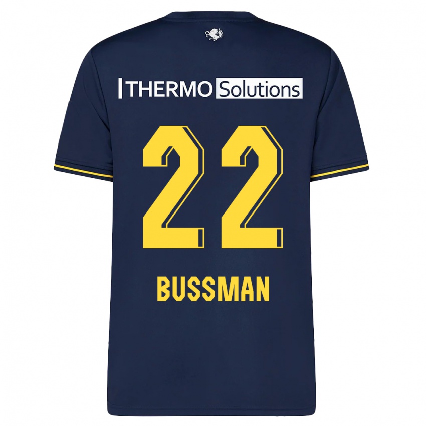 Kinderen Fiene Bussman #22 Marine Uitshirt Uittenue 2023/24 T-Shirt