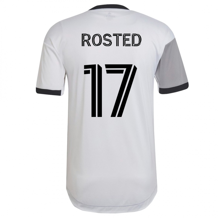 Kinderen Sigurd Rosted #17 Wit Uitshirt Uittenue 2023/24 T-Shirt