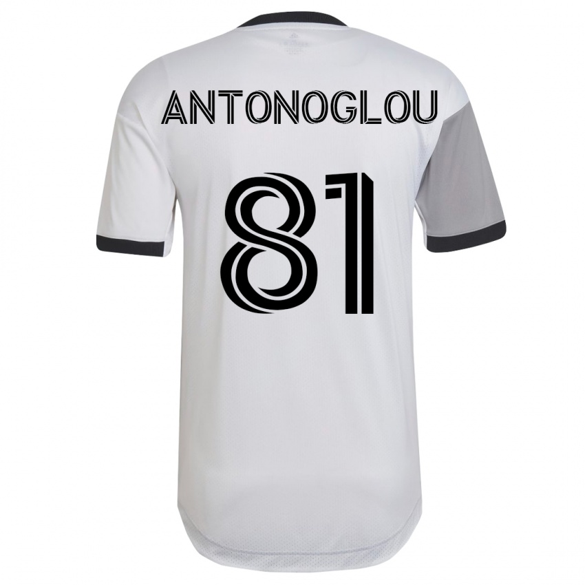 Kinderen Themi Antonoglou #81 Wit Uitshirt Uittenue 2023/24 T-Shirt