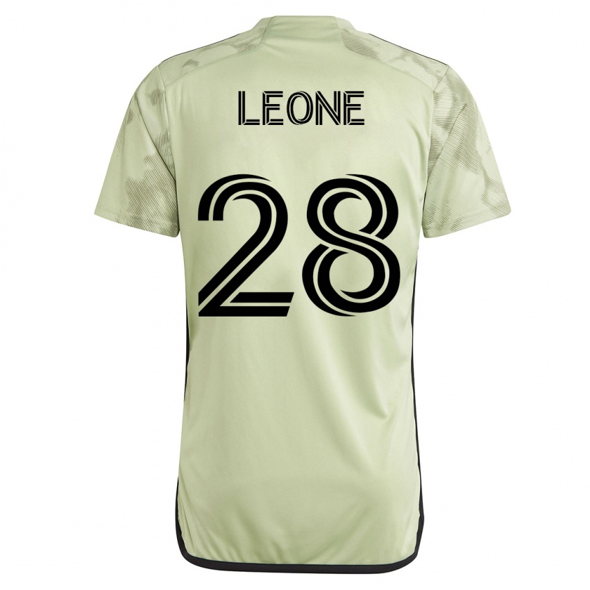 Kinderen Tony Leone #28 Groente Uitshirt Uittenue 2023/24 T-Shirt