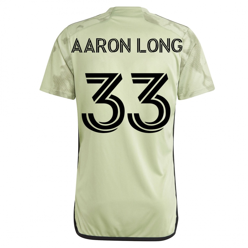 Kinderen Aaron Long #33 Groente Uitshirt Uittenue 2023/24 T-Shirt