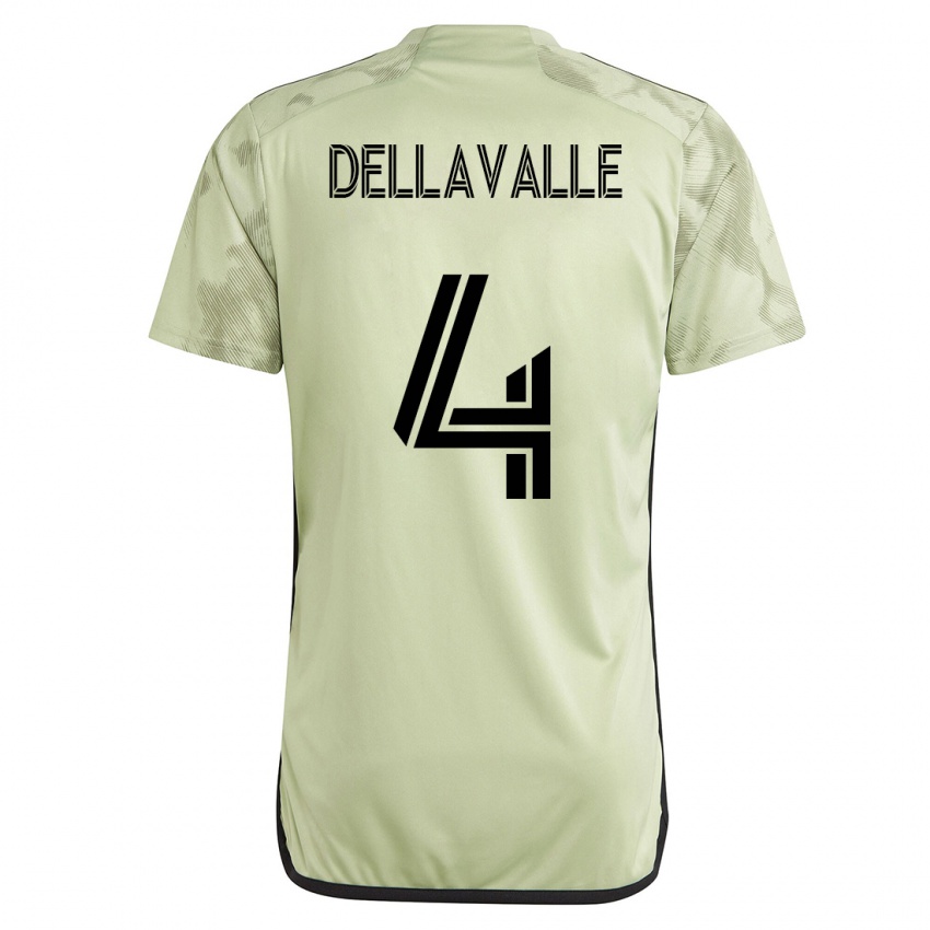 Kinderen Lorenzo Dellavalle #4 Groente Uitshirt Uittenue 2023/24 T-Shirt