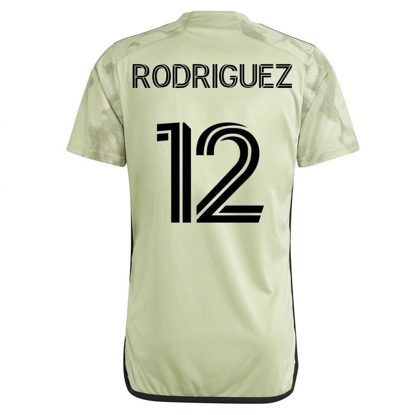 Kinderen Jeremi Rodríguez #12 Groente Uitshirt Uittenue 2023/24 T-Shirt