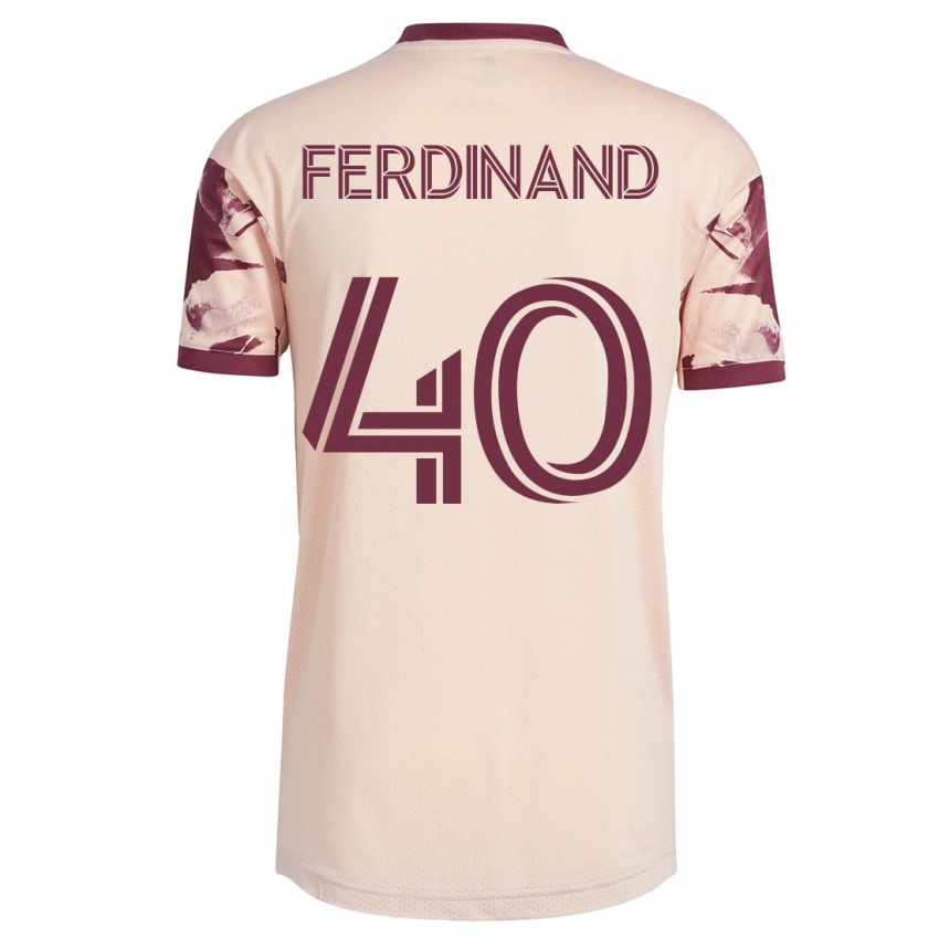 Kinderen Keesean Ferdinand #40 Gebroken Wit Uitshirt Uittenue 2023/24 T-Shirt