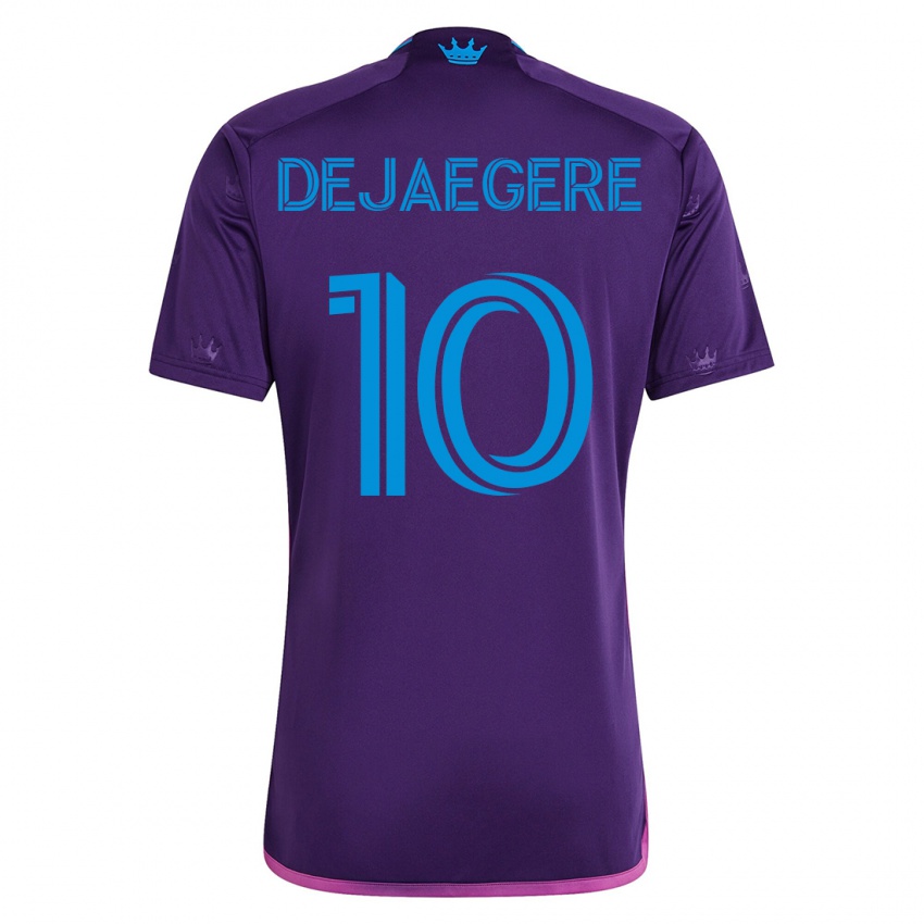 Kinderen Brecht Dejaegere #10 Viooltje Uitshirt Uittenue 2023/24 T-Shirt