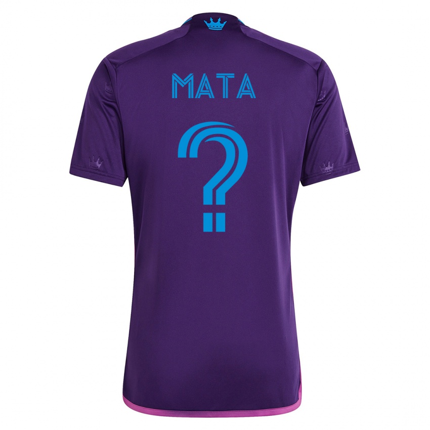 Kinderen Ivan Mata #0 Viooltje Uitshirt Uittenue 2023/24 T-Shirt