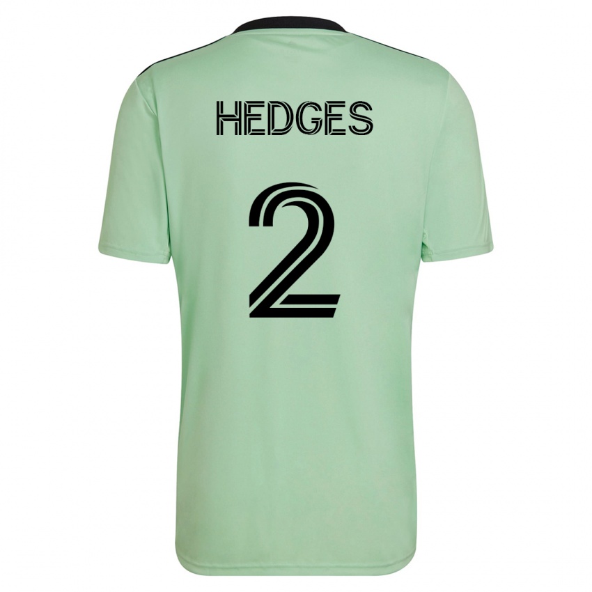 Kinderen Matt Hedges #2 Licht Groen Uitshirt Uittenue 2023/24 T-Shirt