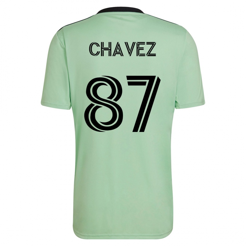 Kinderen Alfonso Ocampo-Chávez #87 Licht Groen Uitshirt Uittenue 2023/24 T-Shirt